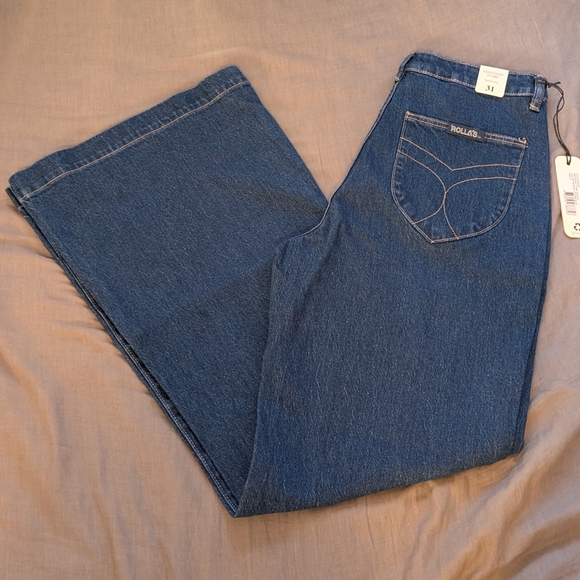 Rolla's Natalie East Coast Flare Jeans Vintage Blue - Picture 1 of 16